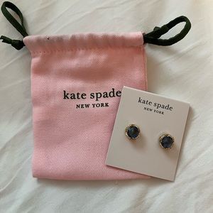SOLD BNWT Kate Spade That Sparkle Sapphire Earrings